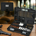 Universal Gun Cleaning Kit for Caliber Pistol Rifle Handgun Shotgun Hunting Cleaning Kit with Universal Accessories & Mat Portable Case Gifts for Men Brass