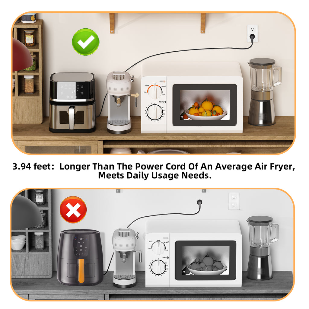 Abovemoon Stainless Steel 8Qt Large Digital Air Fryer with Window for Kitchen Use,Nonstick Made without PFAS,Touchscreen Display,400F,Kitchen Appliances,NonStick Basket,Black airfryer