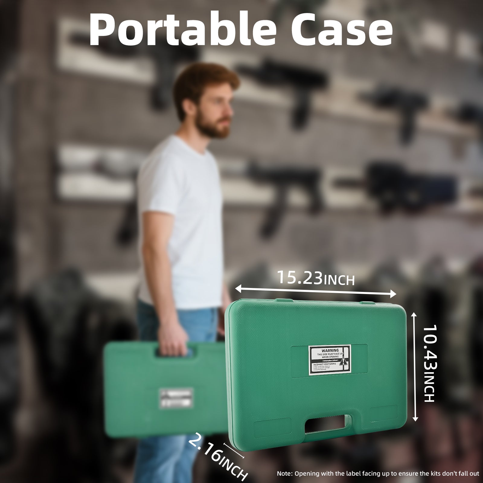 Universal Gun Cleaning Kit for Caliber Pistol Rifle Handgun Shotgun Hunting Cleaning Kit with Universal Accessories & Mat Portable Case Gifts for Men